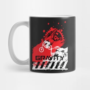 Downhill mountain biking. Gravity MTB Mug